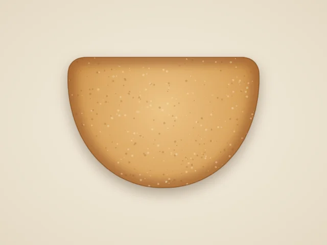 Watermelon slice with rind